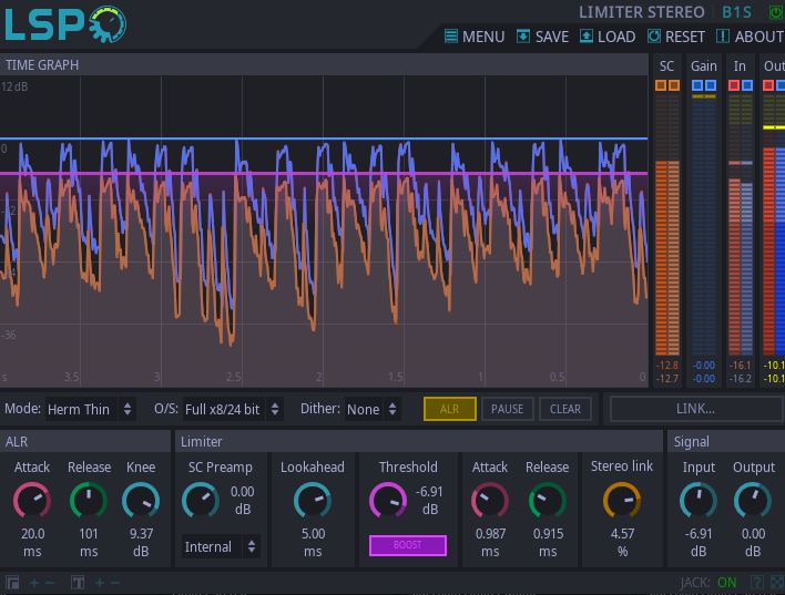 LSP Limiter Stereo